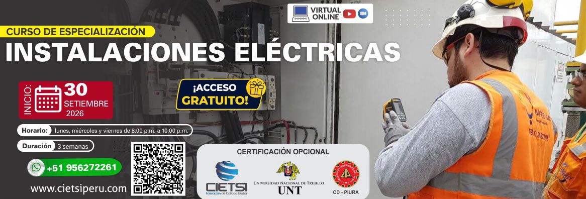 curso gratuito de especializaciOn en instalaciones elEctricas 2026