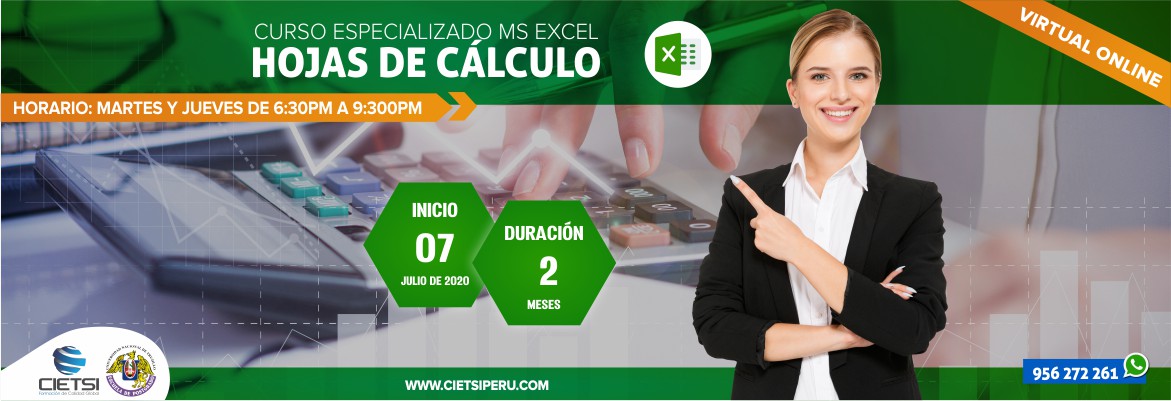 curso de especializaciOn en microsoft excel   hojas de cAlculo 2020