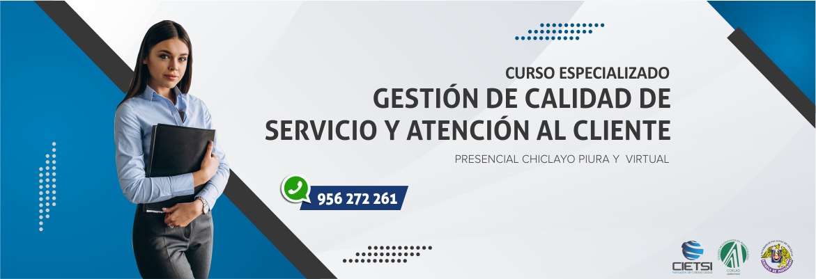 curso especializado gestiOn de calidad de servicio y atenciOn al cliente 2019 nuevo