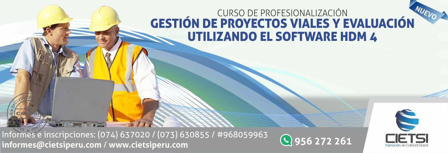 curso de profesionalizaciOn en gestiOn de proyectos viales y evaluaciOn utilizando el software hdm 4