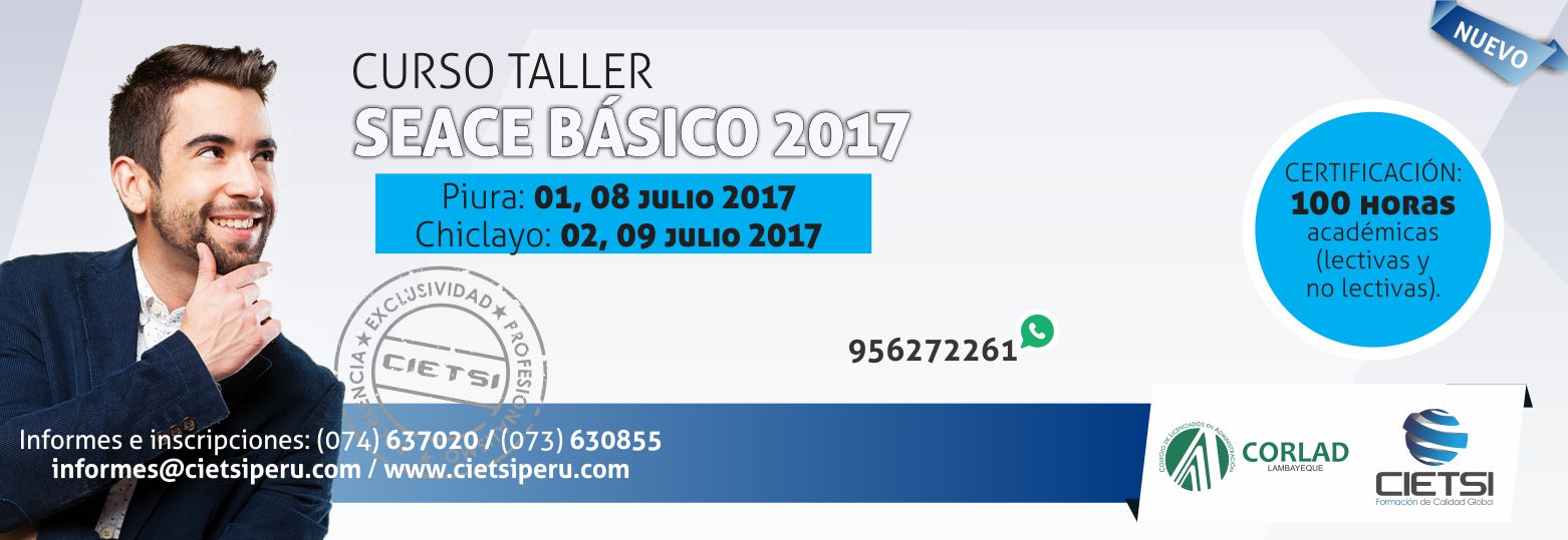 curso taller seace bAsico 2017