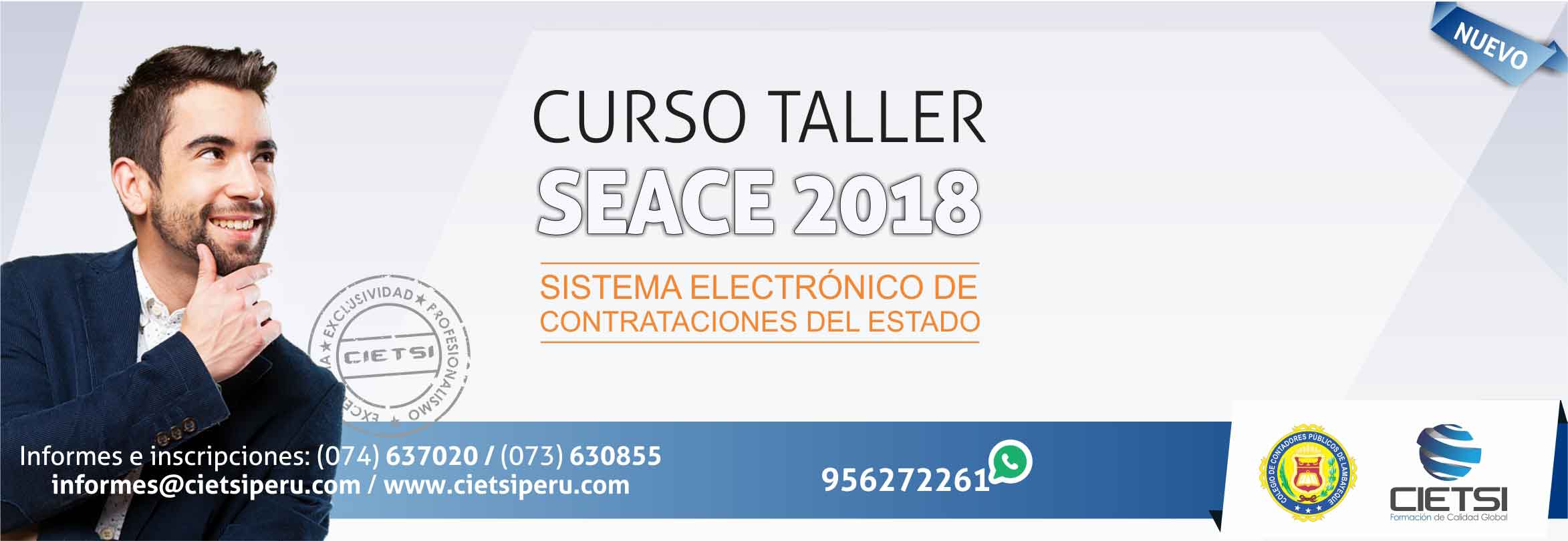 curso taller sistema electrOnico de contrataciones del estado seace 2018