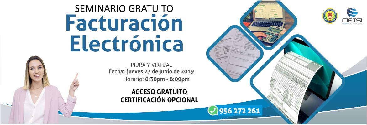 seminario gratuito facturaciOn electrOnica 2019 2da ediciOn nuevo