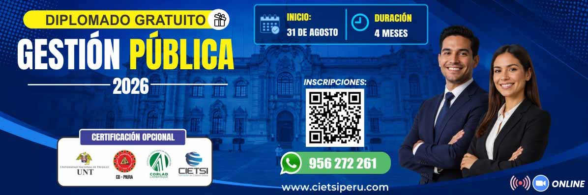 diplomado gratuito de especializaciOn en gestiOn pUblica 2026