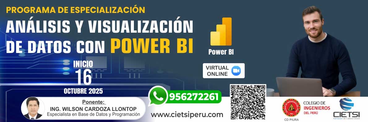 programa de especializaciOn en anAlisis y visualizaciOn de datos con power bi 2025