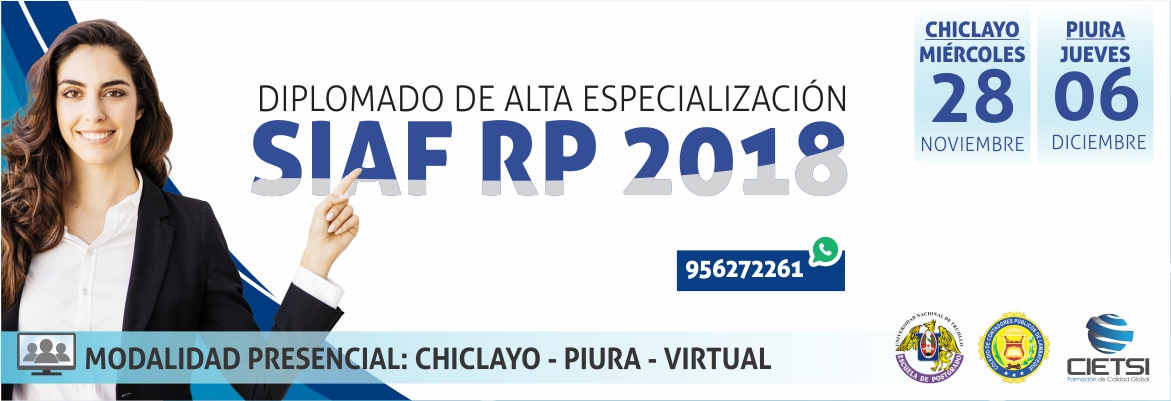 diplomado de alta especializaciOn en el sistema integrado de administraciOn financiera de los recursos pUblicos siaf rp 2018     3era ediciOn