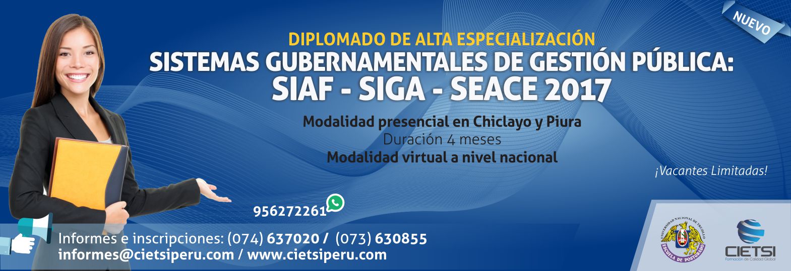 diplomado de alta especializaciOn en los sistemas gubernamentales de gestiOn pUblica siaf siga  seace 2017