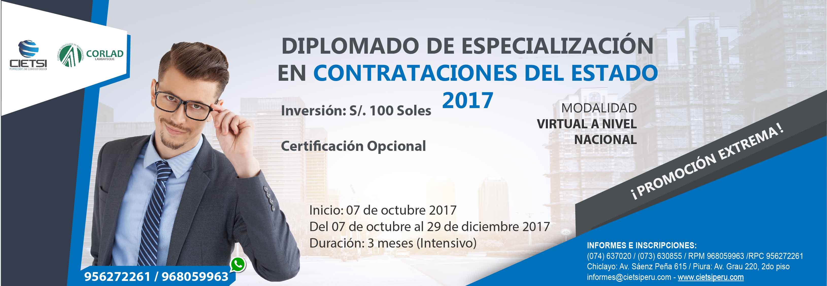 diplomado de especializaciOn en contrataciones del estado 2017